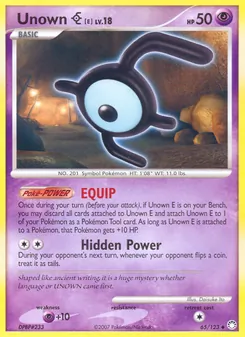Unown [E] (Mysterious Treasures 65)