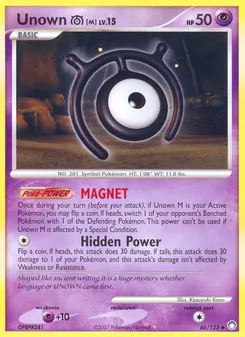 Unown [M] (Mysterious Treasures 66)