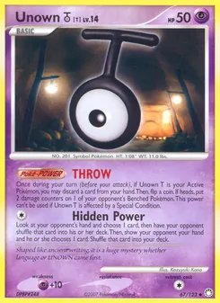 Unown [T] (Mysterious Treasures 67)