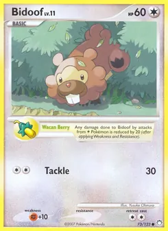Bidoof (Mysterious Treasures 73)
