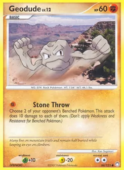 Geodude (Mysterious Treasures 84)