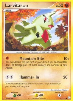 Larvitar (Mysterious Treasures 87)