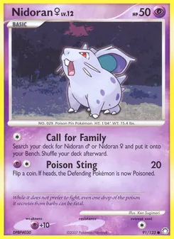 Nidoran ♀ (Mysterious Treasures 91)