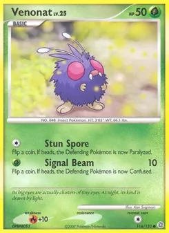 Venonat (Secret Wonders 116)