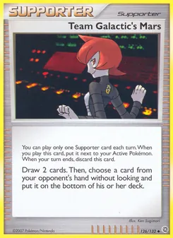 Team Galactic's Mars (Secret Wonders 126)