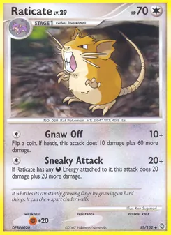 Raticate (Secret Wonders 61)