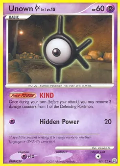 Unown [K] (Secret Wonders 68)