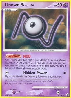 Unown [N] (Secret Wonders 69)