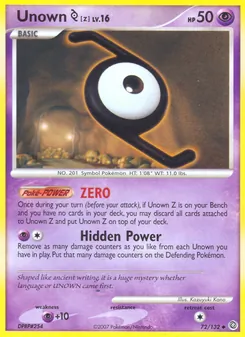 Unown [Z] (Secret Wonders 72)