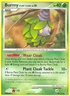 Burmy Plant Cloak (Secret Wonders 78)