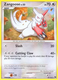 Zangoose (Great Encounters 59)