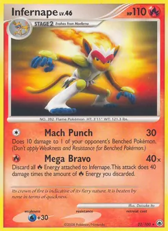 Infernape (Majestic Dawn 22)