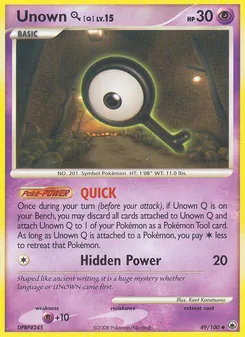 Unown [Q] (Majestic Dawn 49)