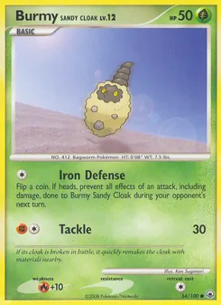 Burmy Sandy Cloak (Majestic Dawn 54)