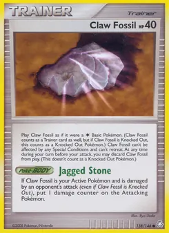 Claw Fossil (Legends Awakened 138)