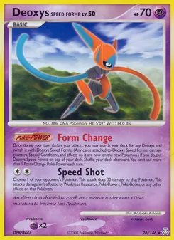 Deoxys Speed Forme (Legends Awakened 26)