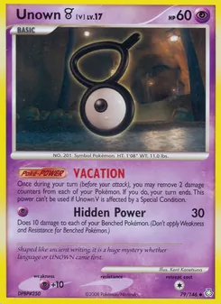 Unown [V] (Legends Awakened 79)