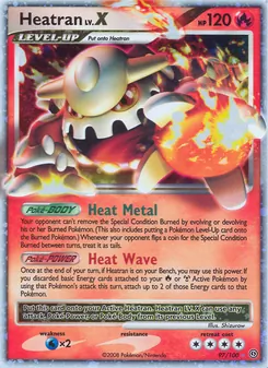 Heatran LV.X (Stormfront 97)