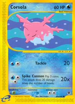 Corsola (Expedition Base Set 102)