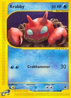 Krabby (Expedition Base Set 115)