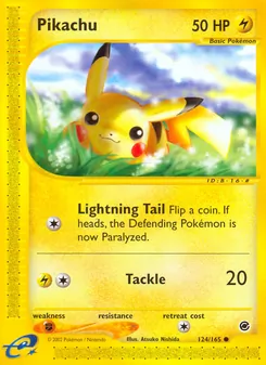 Pikachu (Expedition Base Set 124)