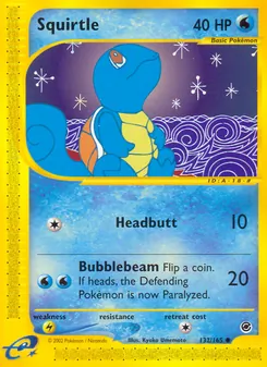Squirtle (Expedition Base Set 132)