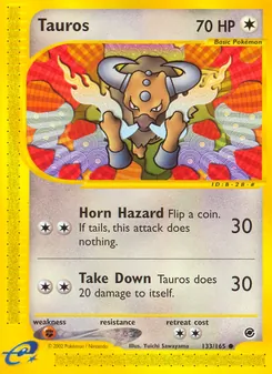 Tauros (Expedition Base Set 133)