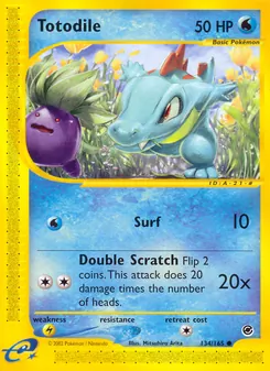 Totodile (Expedition Base Set 134)