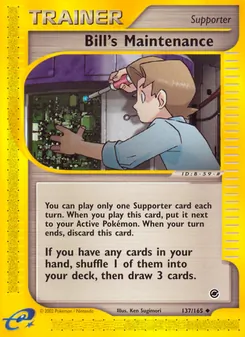 Bill's Maintenance (Expedition Base Set 137)