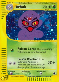 Arbok (Expedition Base Set 3)