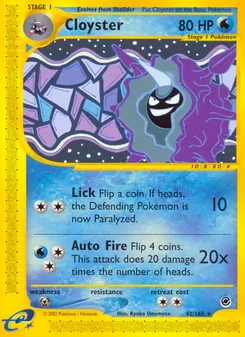 Cloyster (Expedition Base Set 42)