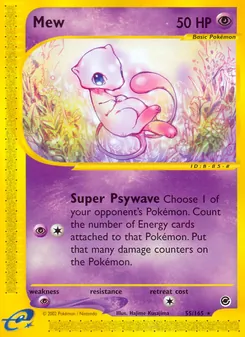 Mew (Expedition Base Set 55)