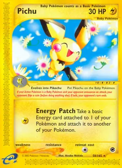 Pichu (Expedition Base Set 58)