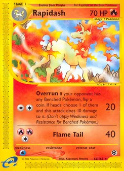 Rapidash (Expedition Base Set 62)