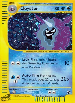 Cloyster (Expedition Base Set 8)