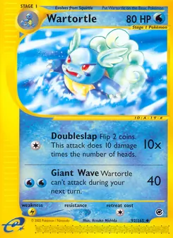 Wartortle (Expedition Base Set 92)