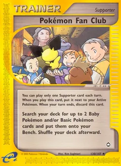 Pokémon Fan Club (Aquapolis 130)