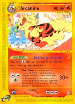 Arcanine (Aquapolis 2)