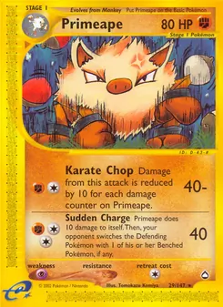 Primeape (Aquapolis 29)