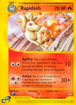 Rapidash (Aquapolis 31)