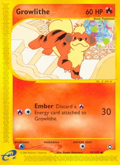 Growlithe (Aquapolis 51)
