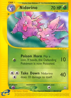 Nidorino (Aquapolis 55)