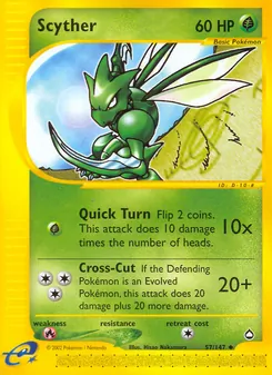Scyther (Aquapolis 57)