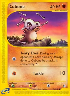 Cubone (Aquapolis 72)