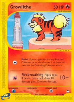 Growlithe (Aquapolis 80)