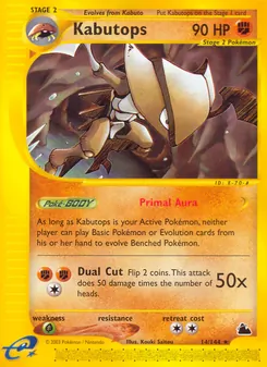 Kabutops (Skyridge 14)