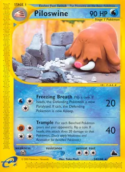 Piloswine (Skyridge 24)