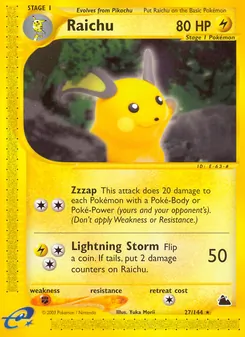 Raichu (Skyridge 27)