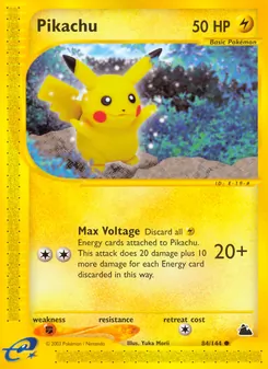 Pikachu (Skyridge 84)