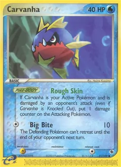 Carvanha (Ruby & Sapphire 51)